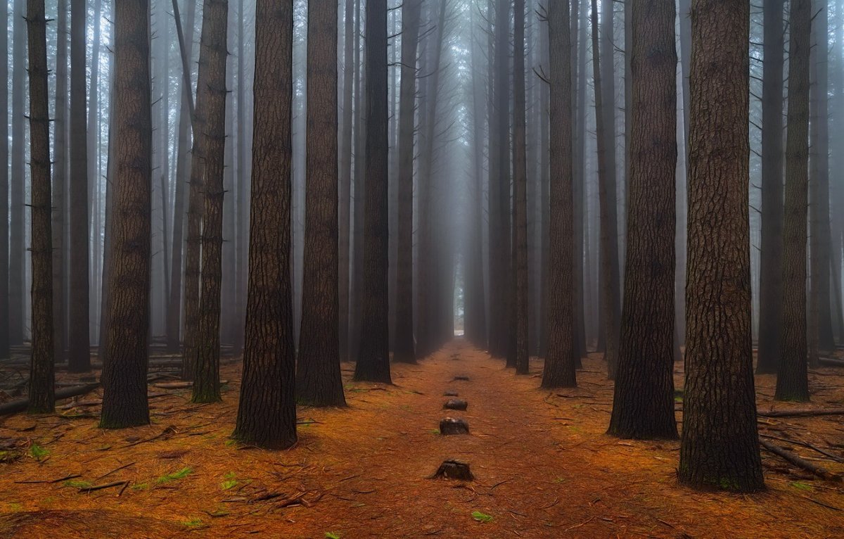 1200x766, 193 Kb / лес, деревья, пни