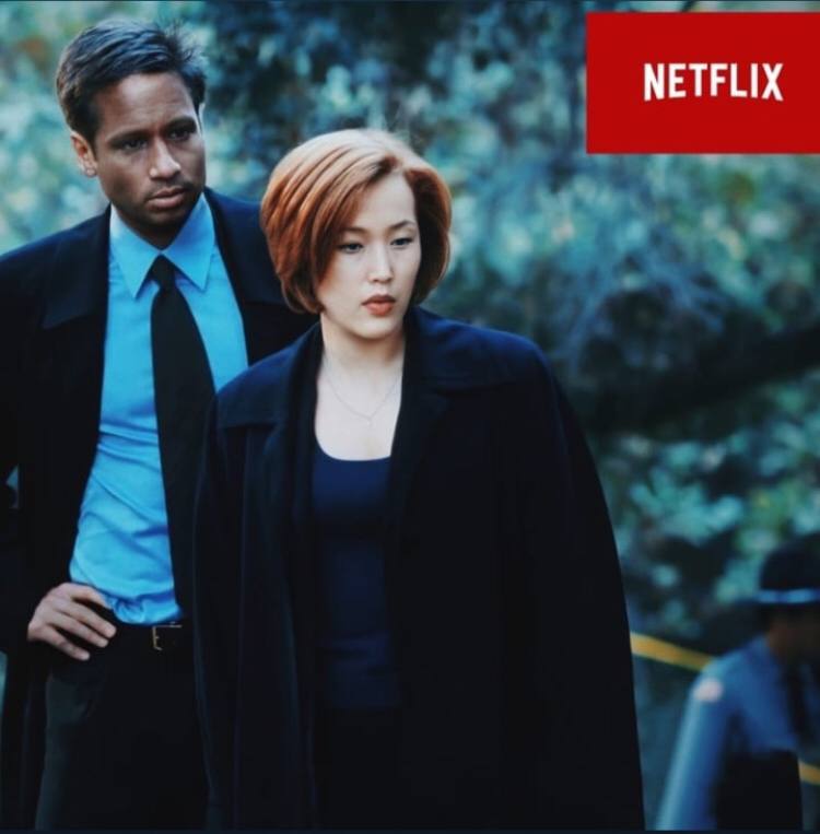 750x763, 41 Kb / нетфликс, негр, азиатка, секретные материалы,  скалли, малдер