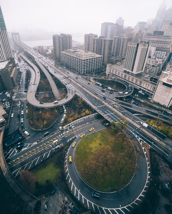 599x748, 170 Kb / дорога, развязка, город