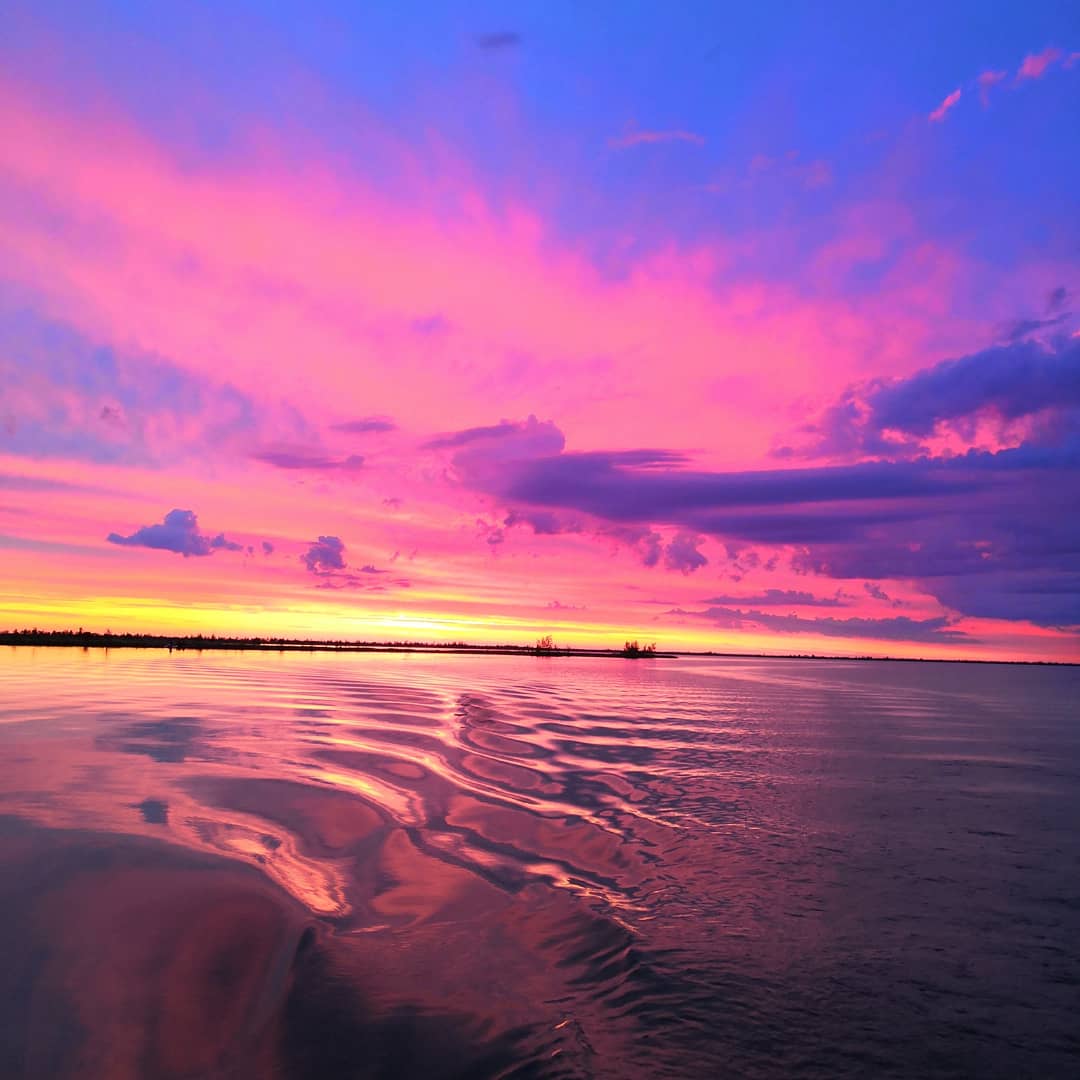 1080x1080, 69 Kb / рассвет, озеро, Ханто, Ноябрьск, вода, небо, цвета, Pana