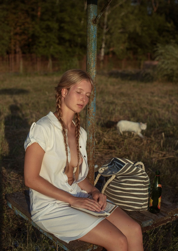 720x1014, 119 Kb / сумка, полоски, бутылка, кот, грибок, косички