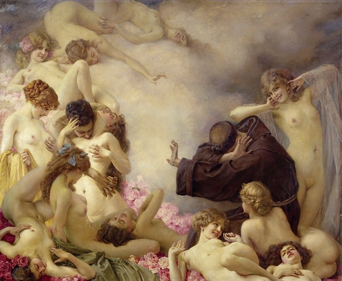 1186x974, 312 Kb / монах, искушение, Роберт Ауэр