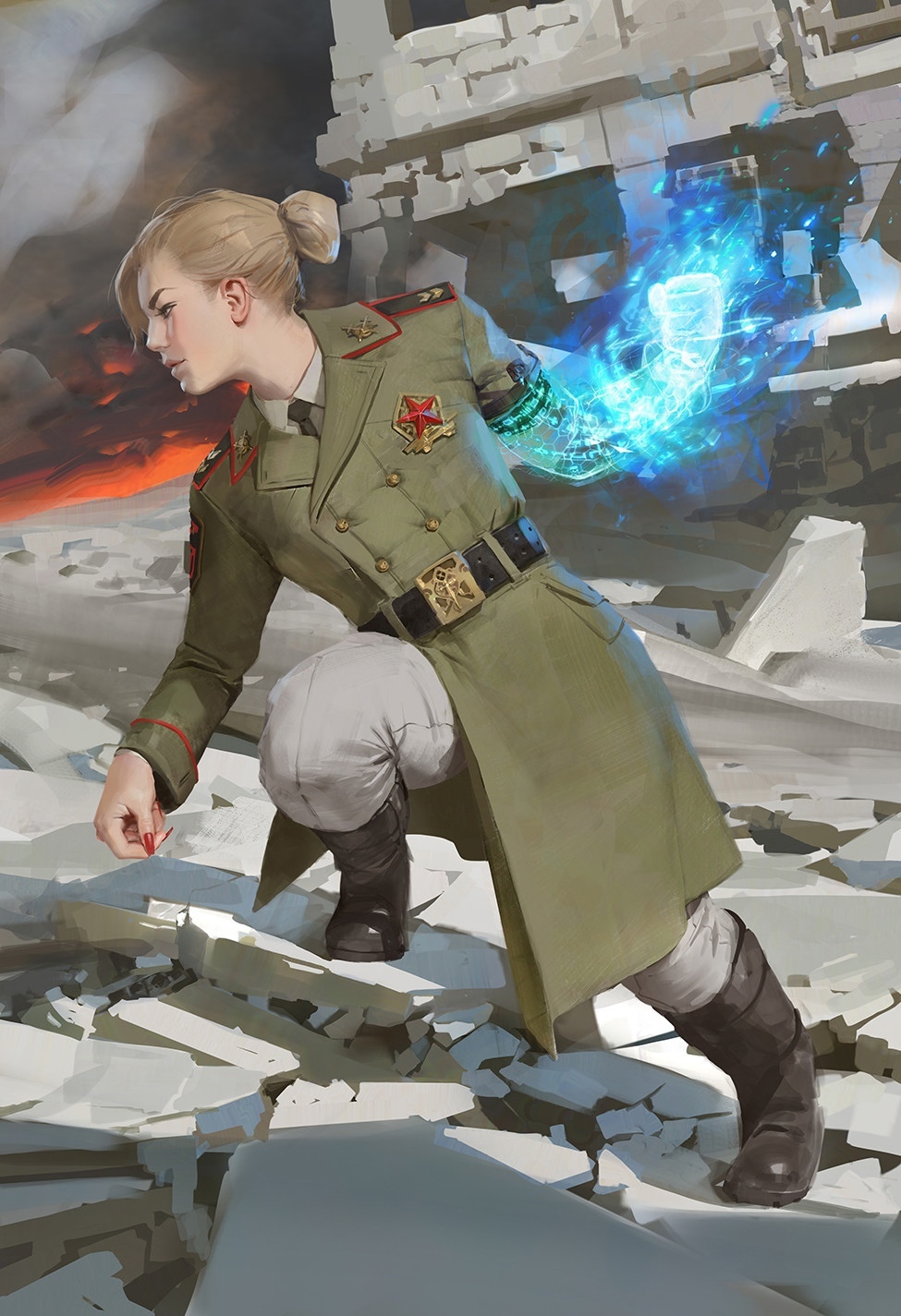 975x1425, 405 Kb / комиссар, протез, энергия, кулак