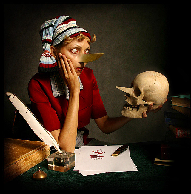 640x650, 120 Kb / буратино, череп