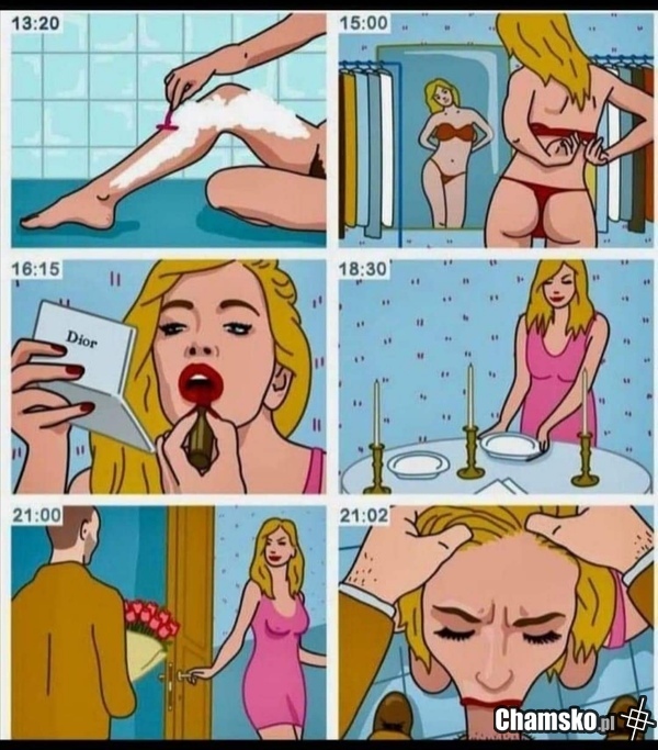 600x683, 161 Kb / комикс, цветы, свечи, романтика, минет