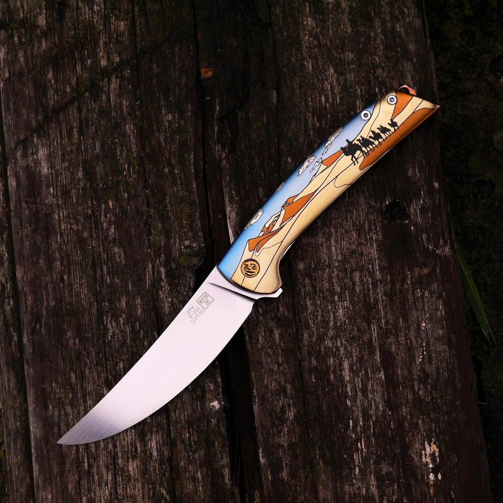 1600x1600, 574 Kb / нож, верблюды, пустыня