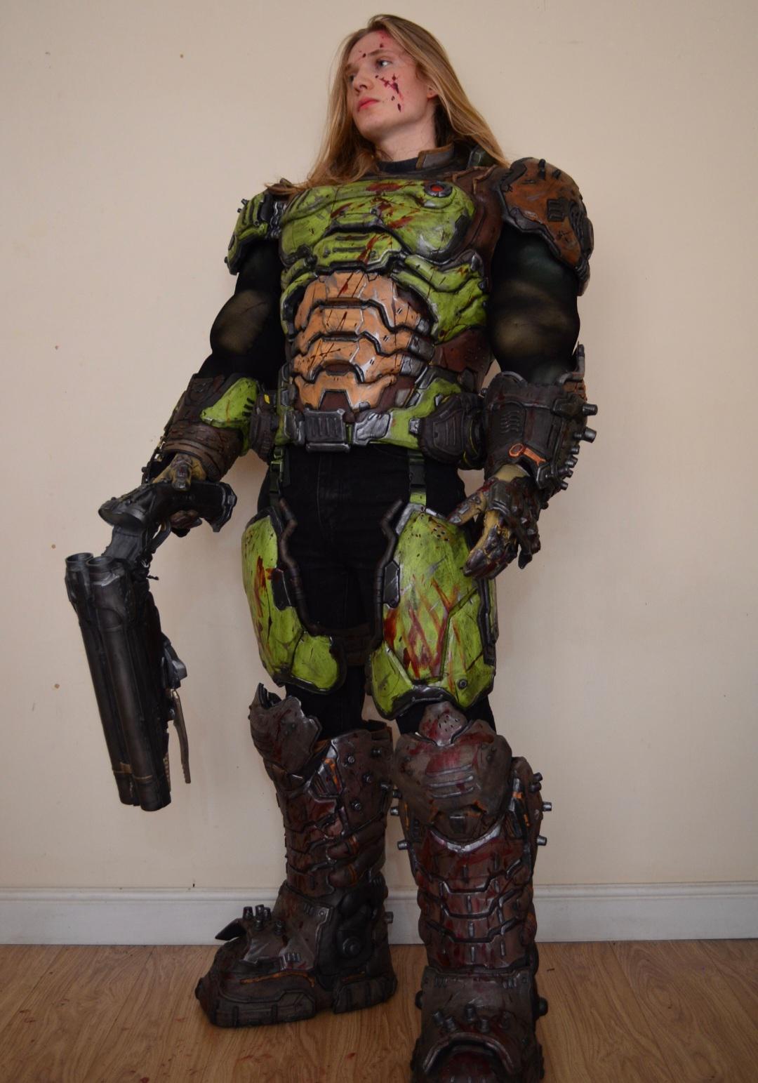 1080x1543, 131 Kb / doom, cosplay, tpg_art, косплей, костюм, дробовик