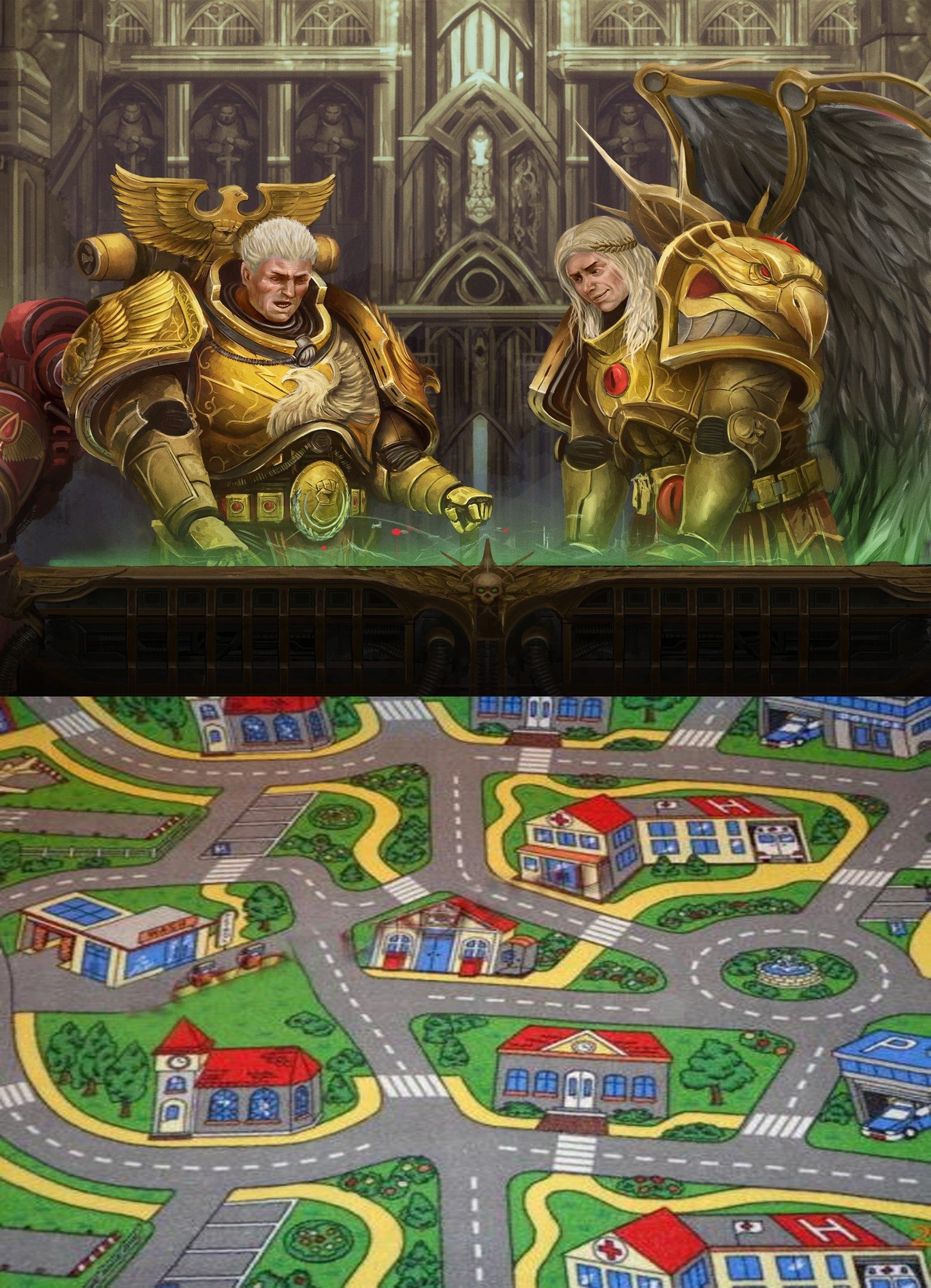 1561x2160, 619 Kb / ковёр, рпг, wh40k