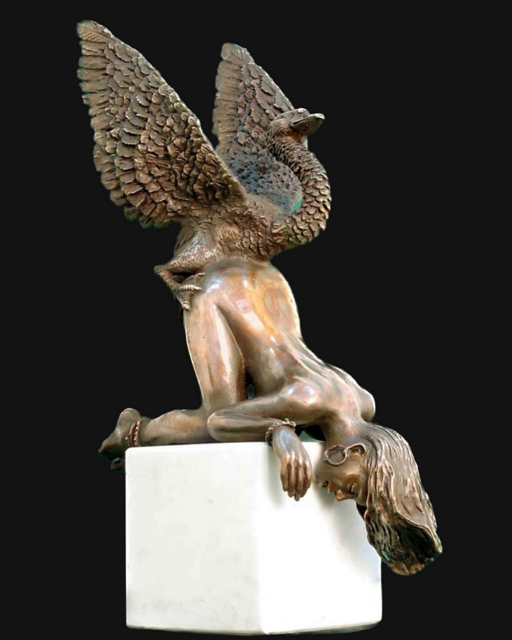 1024x1280, 88 Kb / Леда, Лебедь, Зевс, скульптура