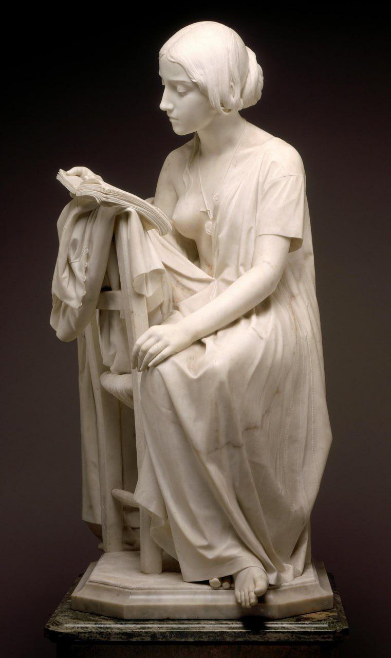 761x1280, 88 Kb / мрамор, скульптура, девушка