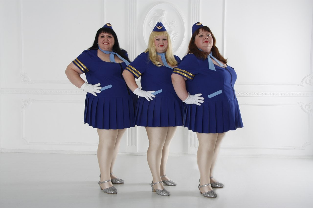 1280x853, 80 Kb / Стюардессы, толстухи, 3, три