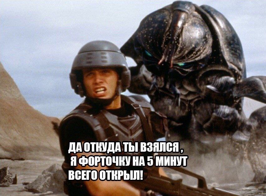 854x628, 102 Kb / Звёздный десант, форточку, шлем, солдат, муха, жук, насекомое