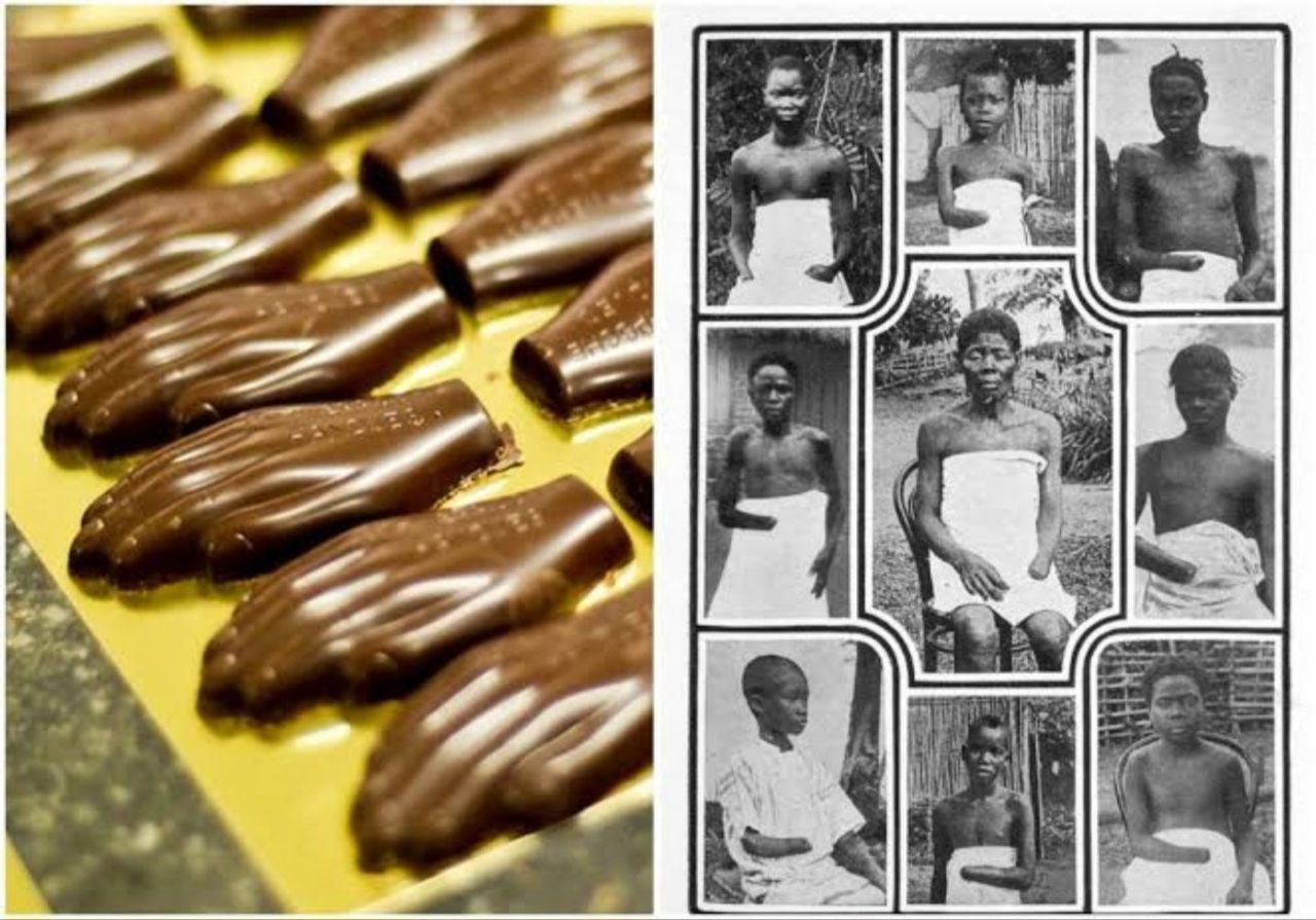 1280x895, 174 Kb / Антверпен, Бельгия, Леопольд, Негры, Конго, руки, шоколад