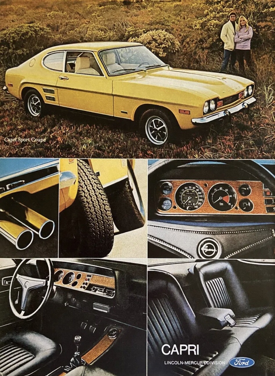 948x1298, 456 Kb / автомобиль, классика, ретро, Ford Capri