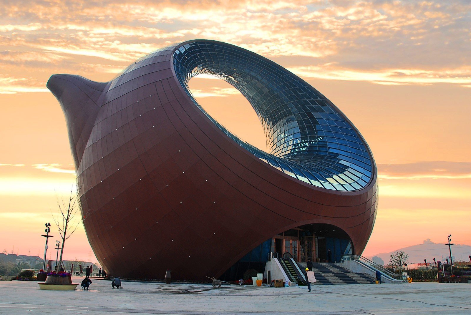 1600x1070, 276 Kb / здание, архитектура, выставка, центр, выставочный центр, Китай, Уси