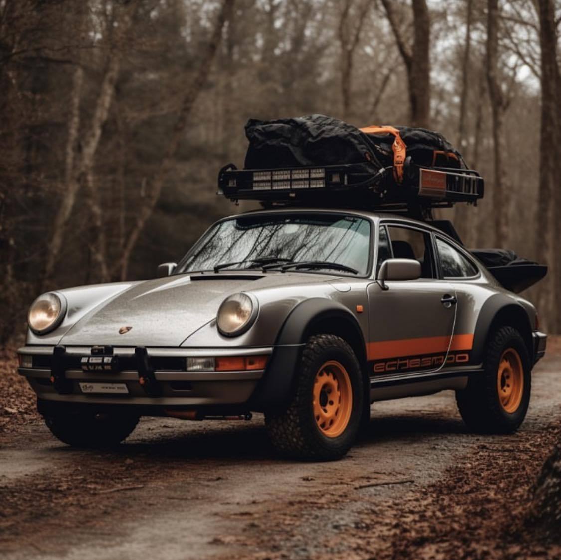 1125x1123, 114 Kb / автомобиль, классика, ретро, Porsche, багажник