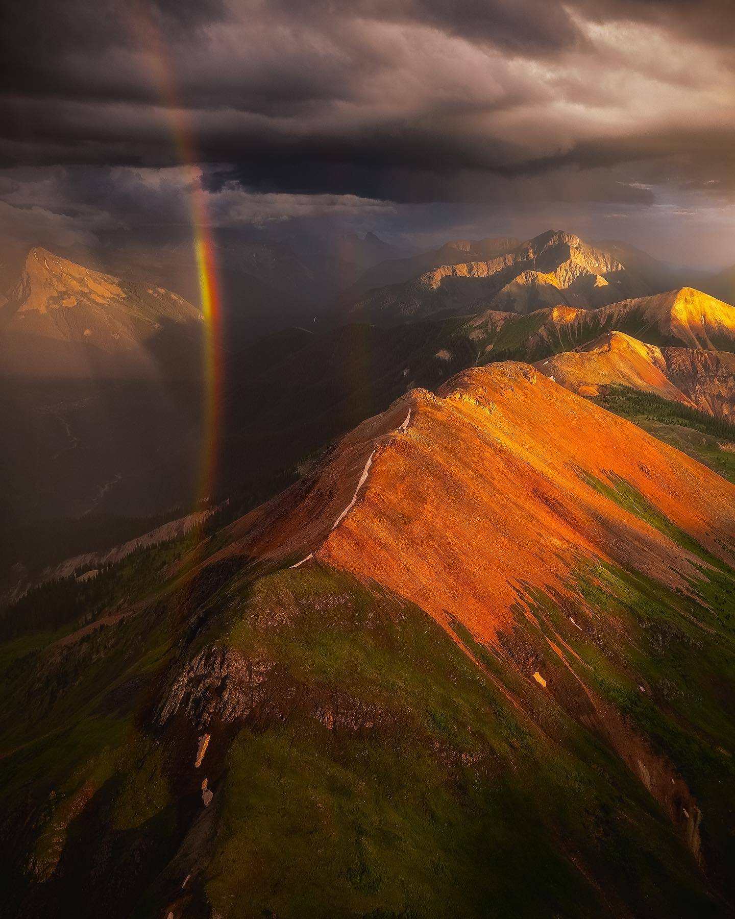 1440x1800, 294 Kb / Горы, радуга, облака, Колорадо