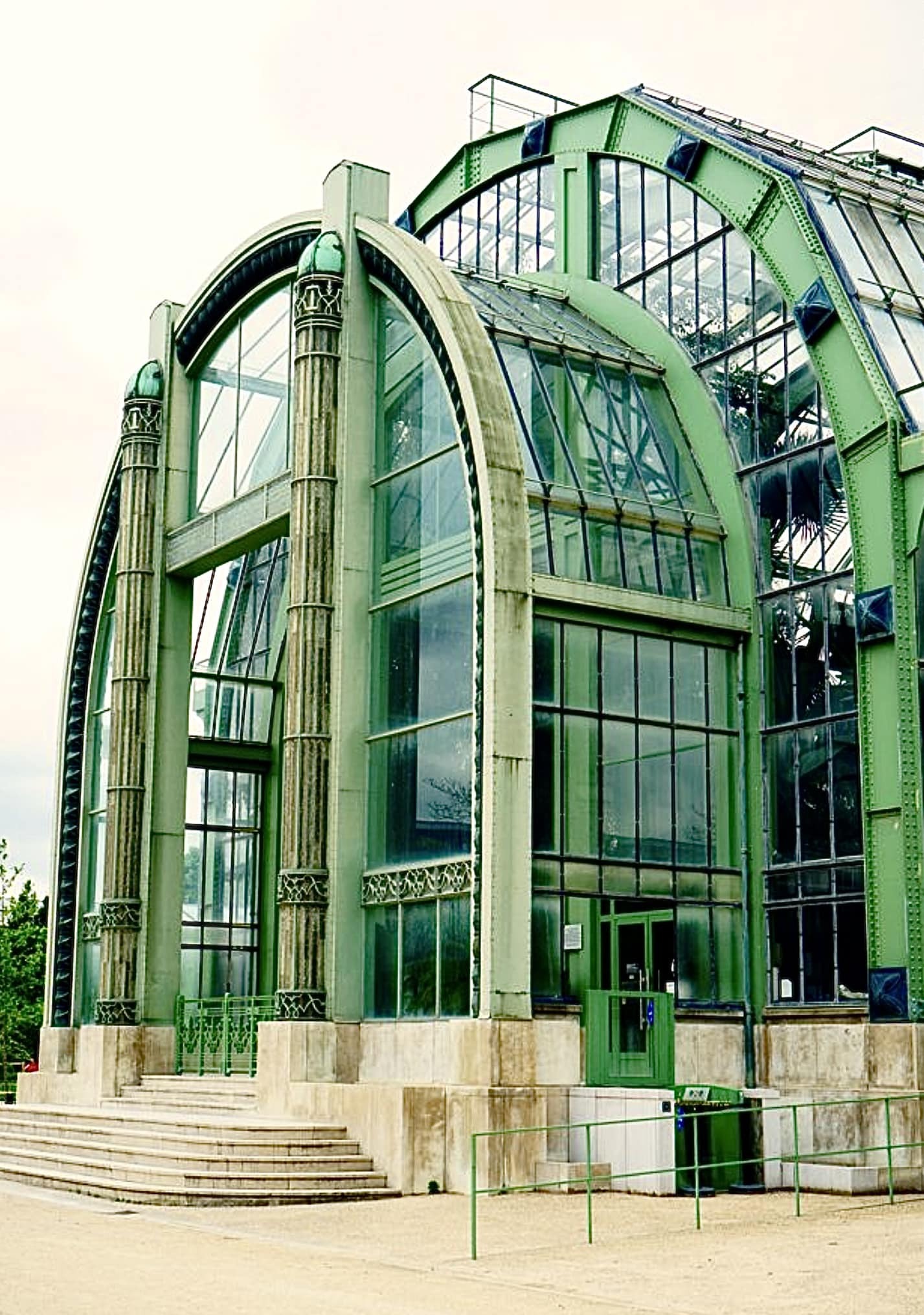 1427x2031, 463 Kb / Париж, Франция, архитектура, сад, зелёный, оранжерея