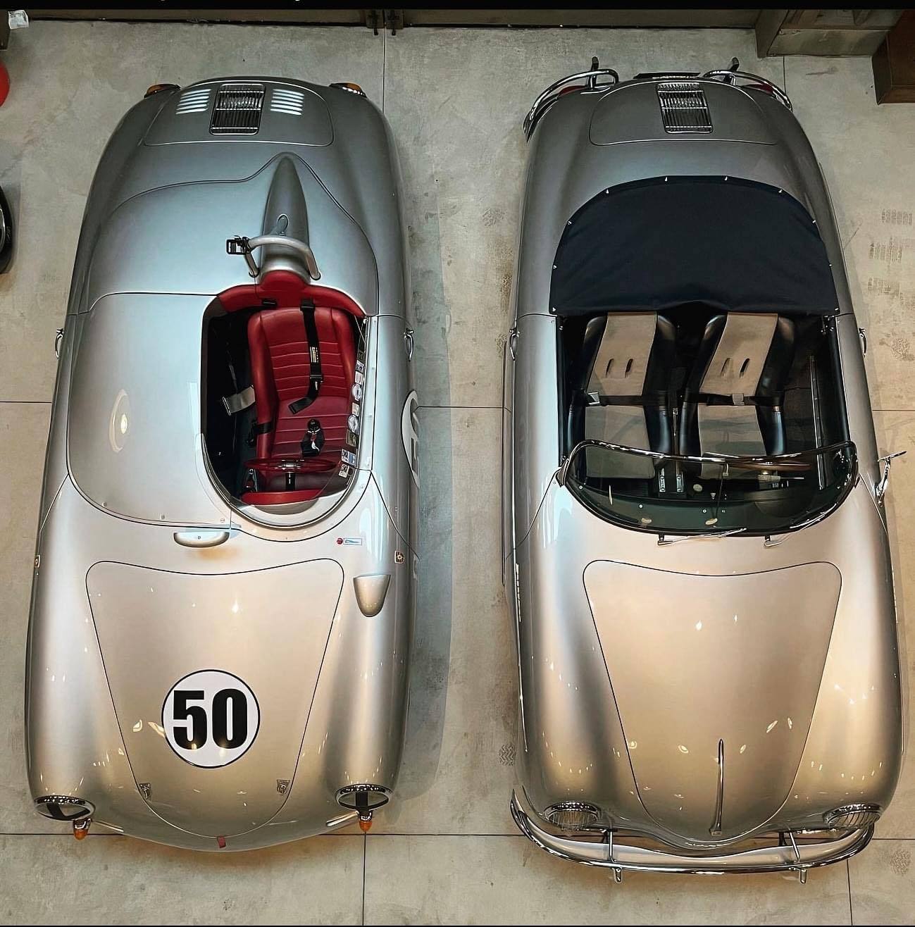 1299x1316, 198 Kb / автомобиль, классика, ретро, Porsche, кабриолет, сверху