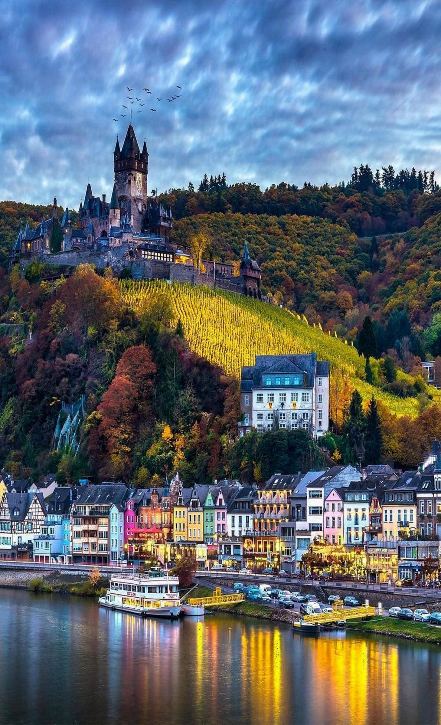 1458x2396, 636 Kb / Cochem, Germany, Кохем, Германия, замок