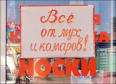 400x289, 25 Kb / мухи, комары, носки, табличка