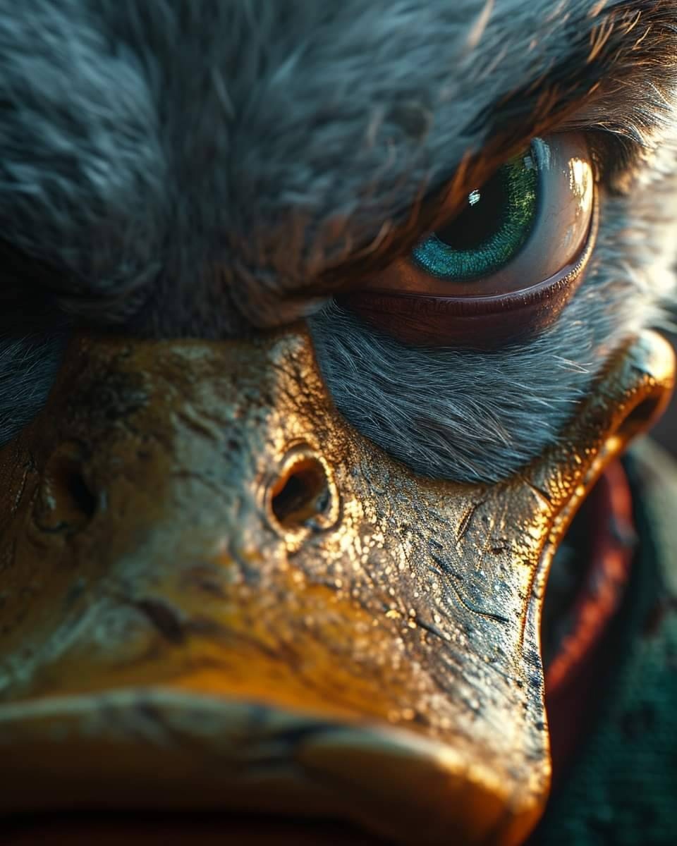 960x1200, 202 Kb / селезень, клюв, глаз