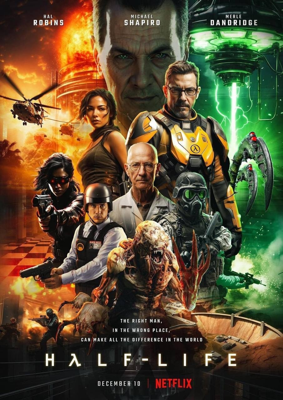 905x1280, 245 Kb / Half Life, фильм, постер, афиша, фейк