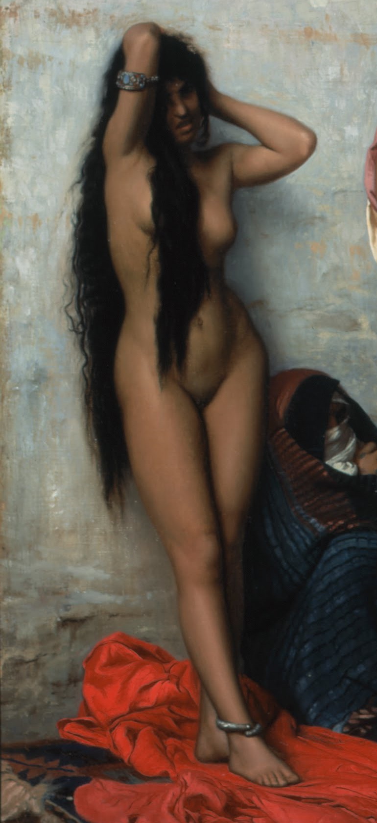 770x1677, 238 Kb / Jean-Leon Gerome , The Slave Market, браслет, картина, рисунок