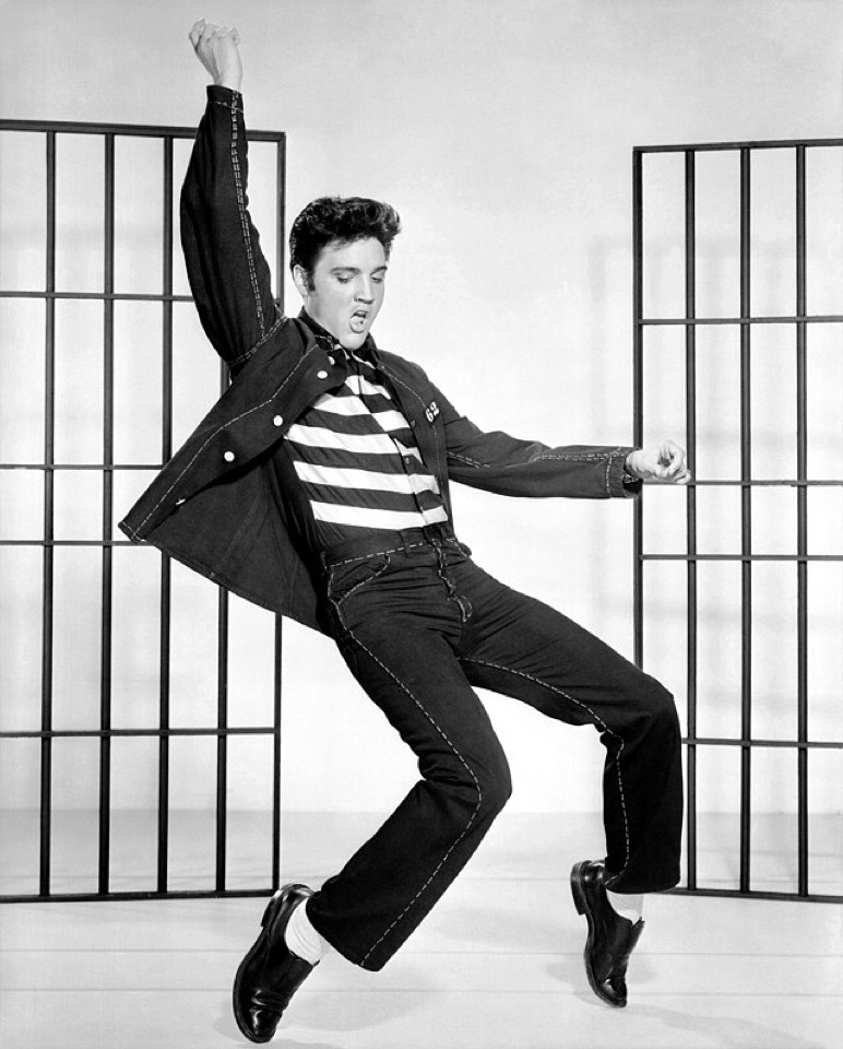 772x960, 179 Kb / Элвис Арон Пресли, ч/б, Jailhouse Rock