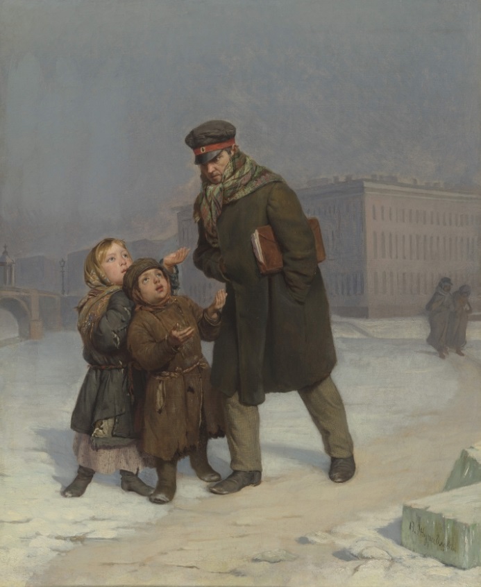 693x846, 120 Kb / дети, попрошайки, картуз, картуз, зима