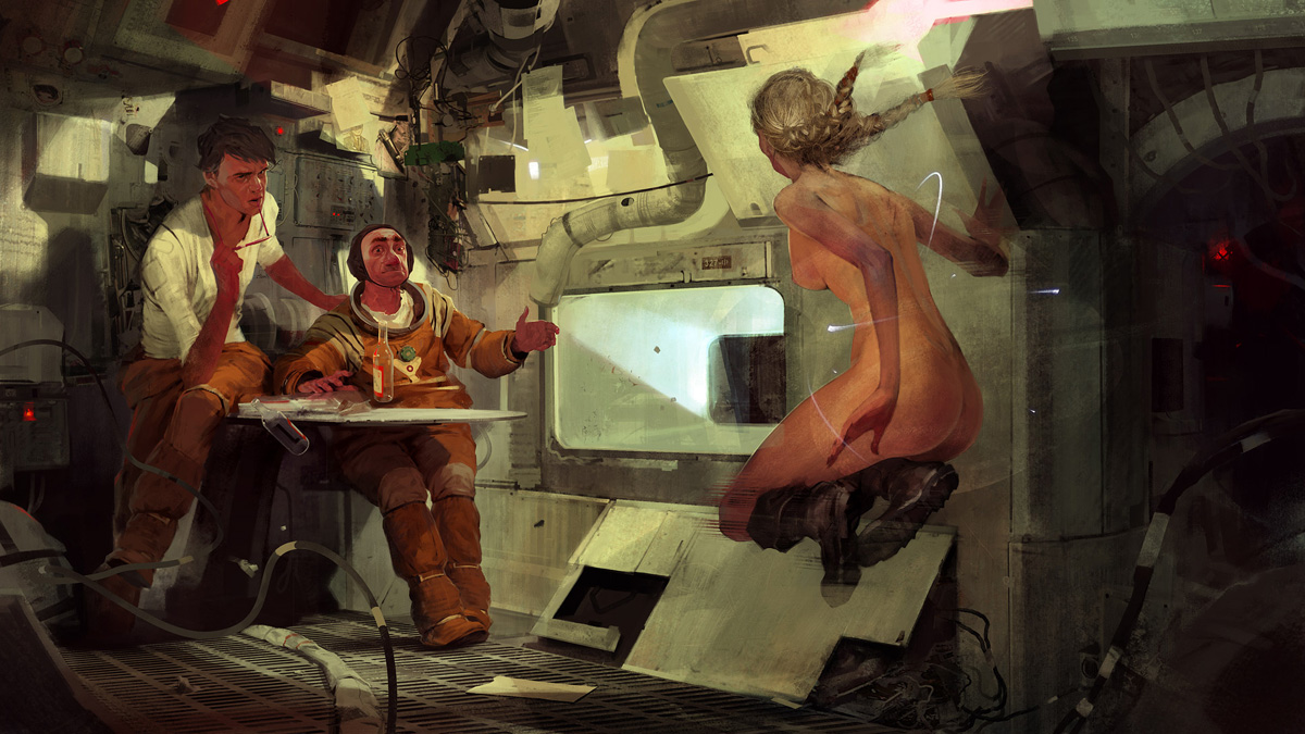 1200x675, 277 Kb / космос, станция, мираж, алконавты