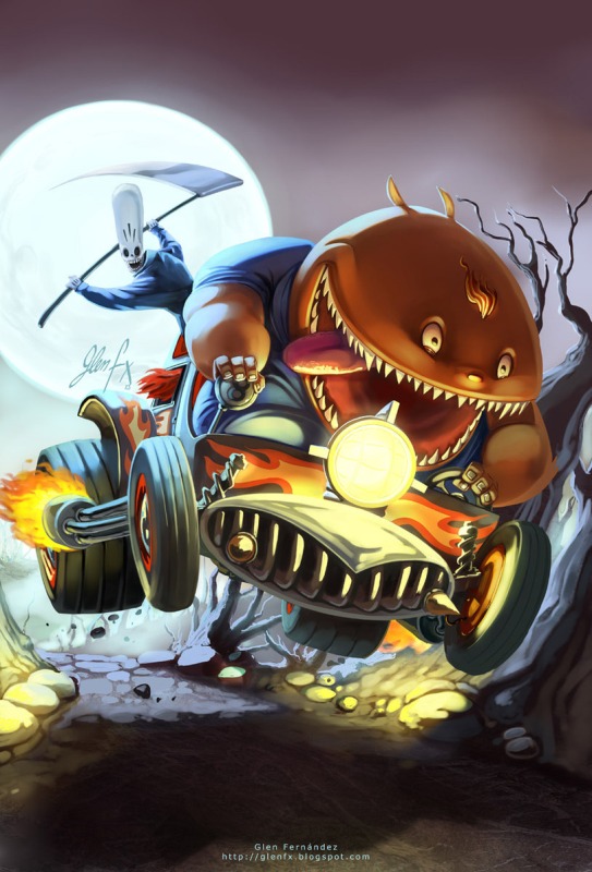 543x800, 115 Kb / арт, grim fandango