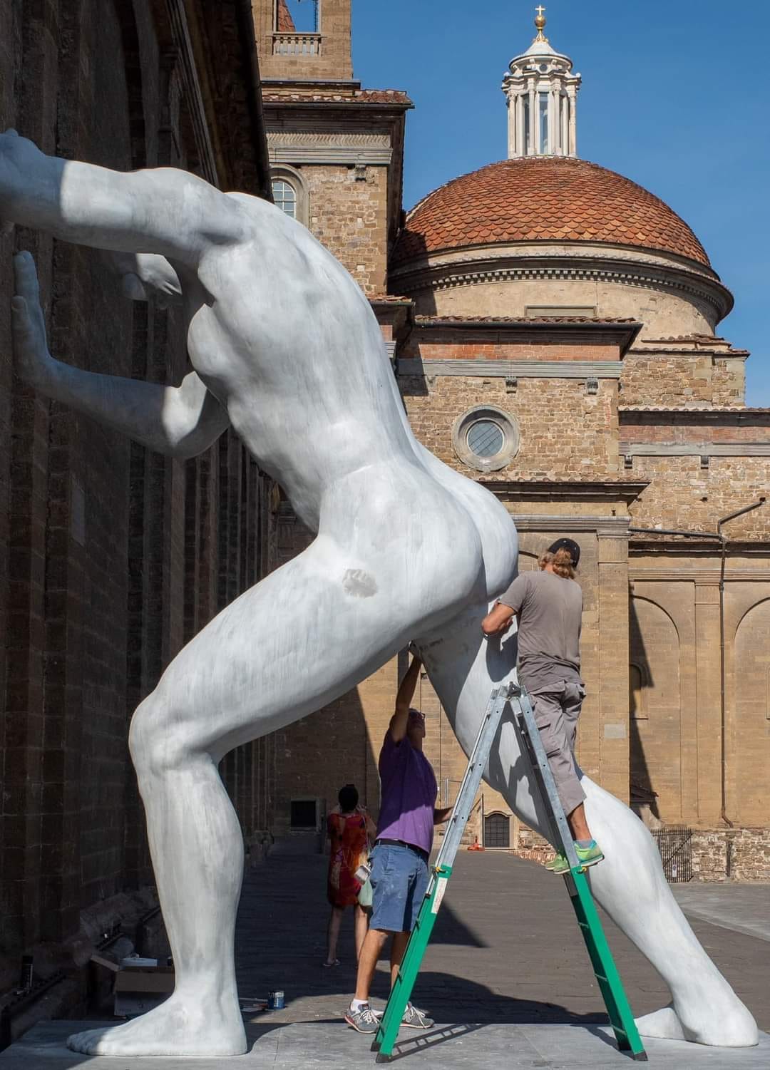 1080x1501, 188 Kb / Флоренция, скульптура, атлант, контрфорс, Mr. Arbitrium