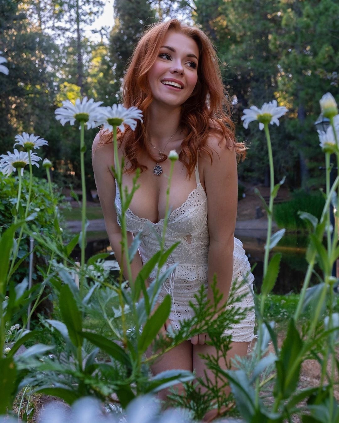 1080x1349, 392 Kb / Ирина Мейер, косплей, рыжая, ромашка