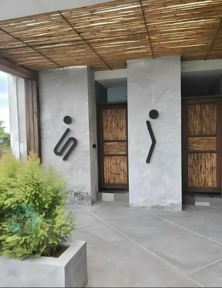 740x959, 135 Kb / туалет, женский, мужской, дверь