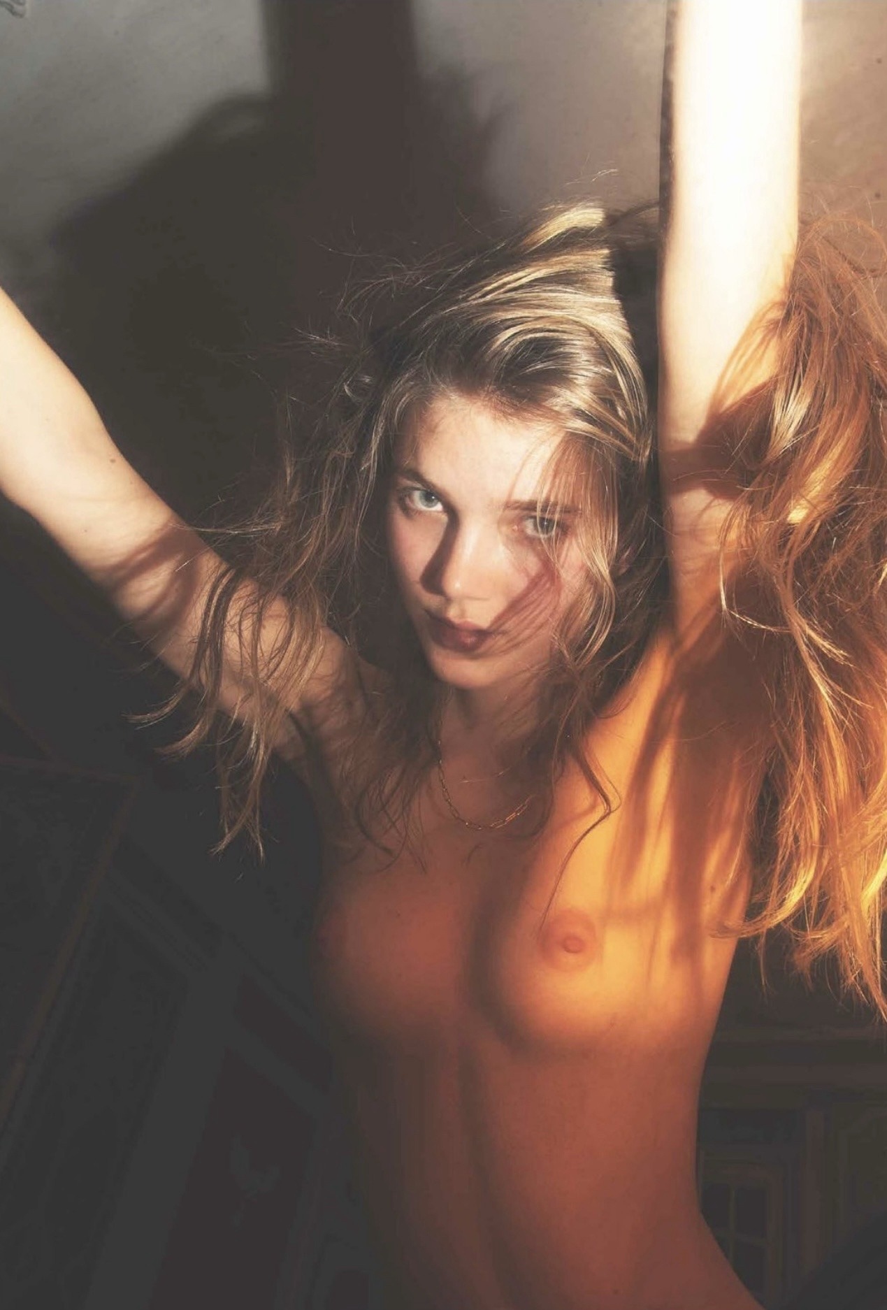 1269x1874, 303 Kb / волосы, снизу, картина, сепия