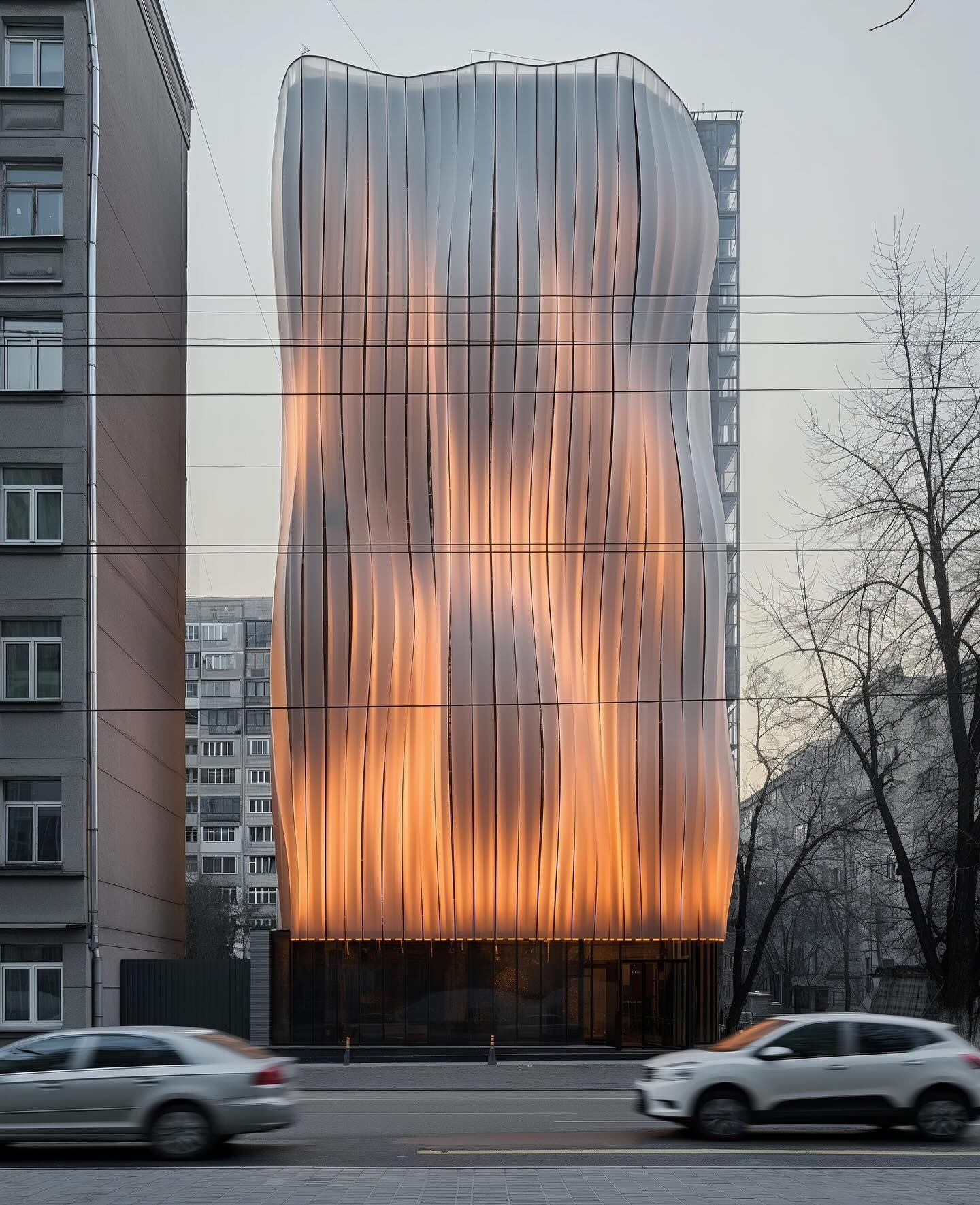 1440x1770, 419 Kb / архитектура, освещение, дизайн, здание, фасад