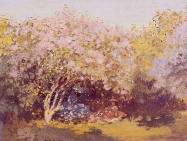 600x455, 81 Kb / Сирень на солнце, Моне