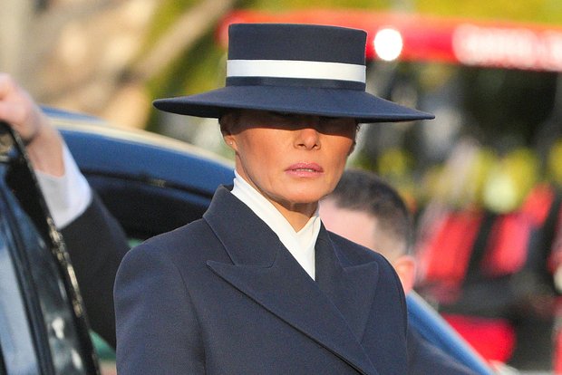 620x414, 42 Kb / Мелания Трамп, инаугурация, США, президент, шляпка