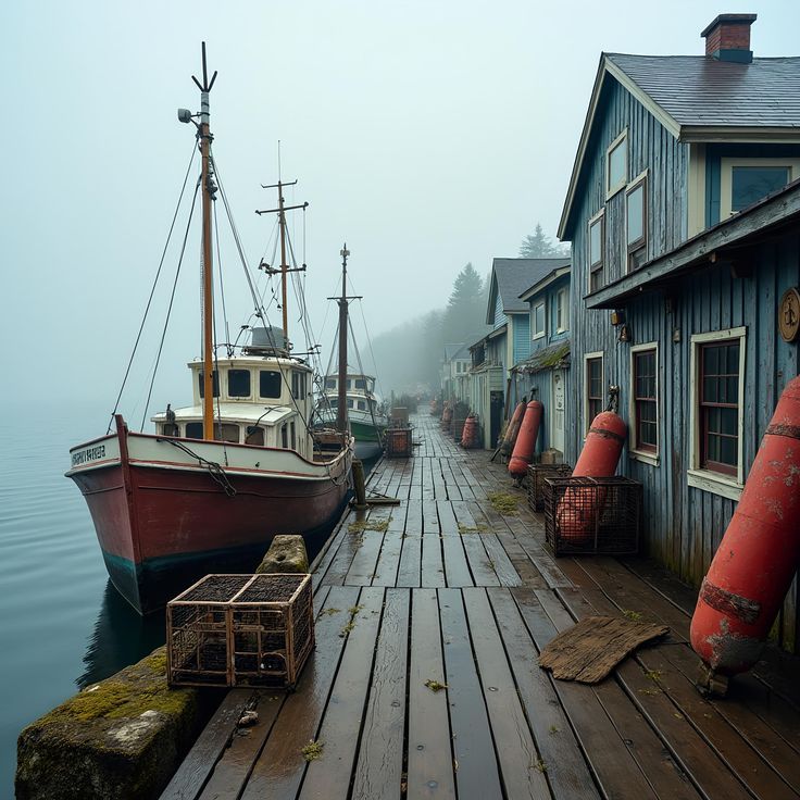 736x736, 97 Kb / причал, судно, доски, баллон, корабль