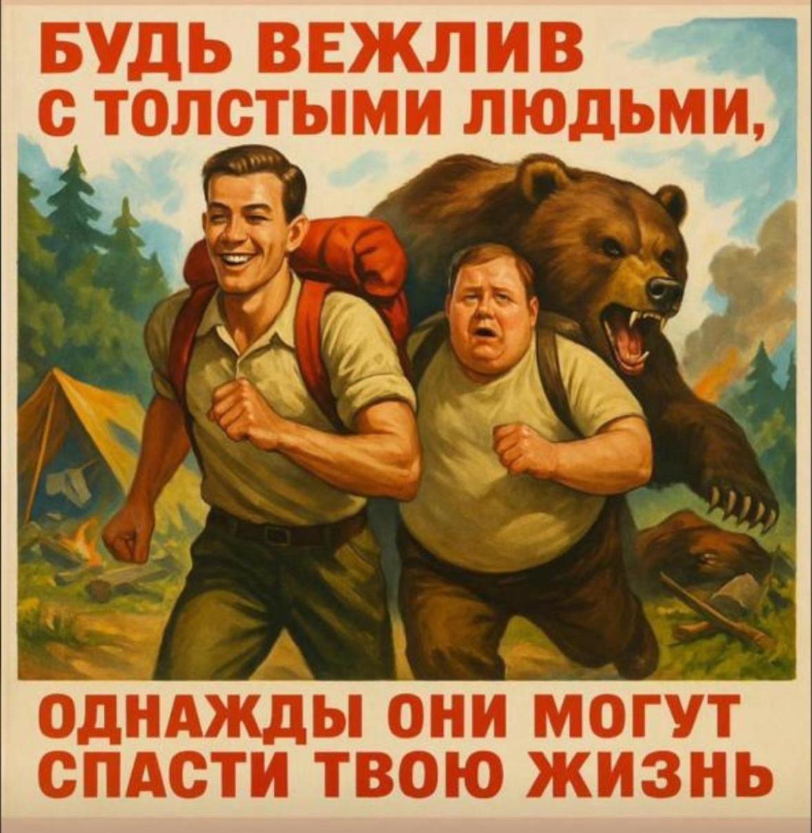 1179x1209, 147 Kb / Толстый, двое, медведь, рисунок