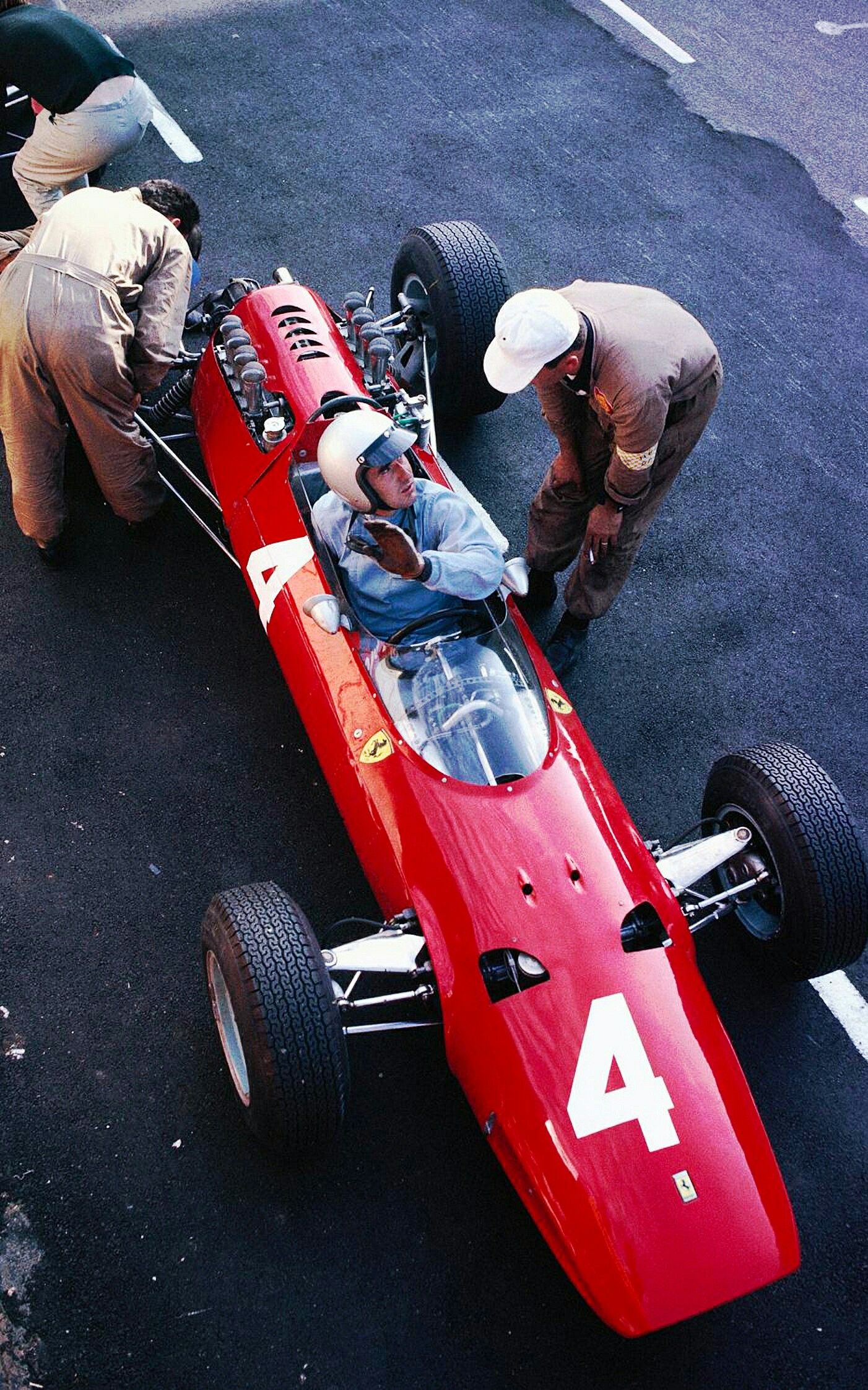 1402x2244, 582 Kb / автомобиль, классика, ретро, Ferrari, гонки, четыре