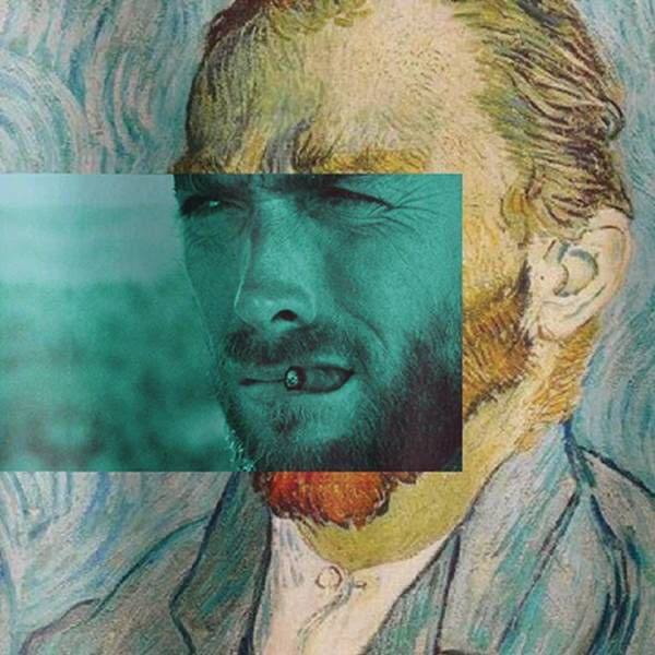 600x600, 55 Kb / картина,автопортрет,Vincent van Gogh,Clint Eastwood