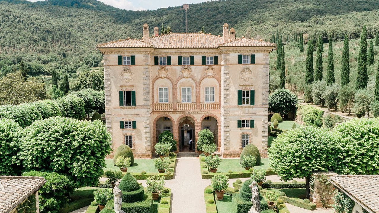 1280x720, 310 Kb / Вилла, сад, Италия, архитектура, дизайн