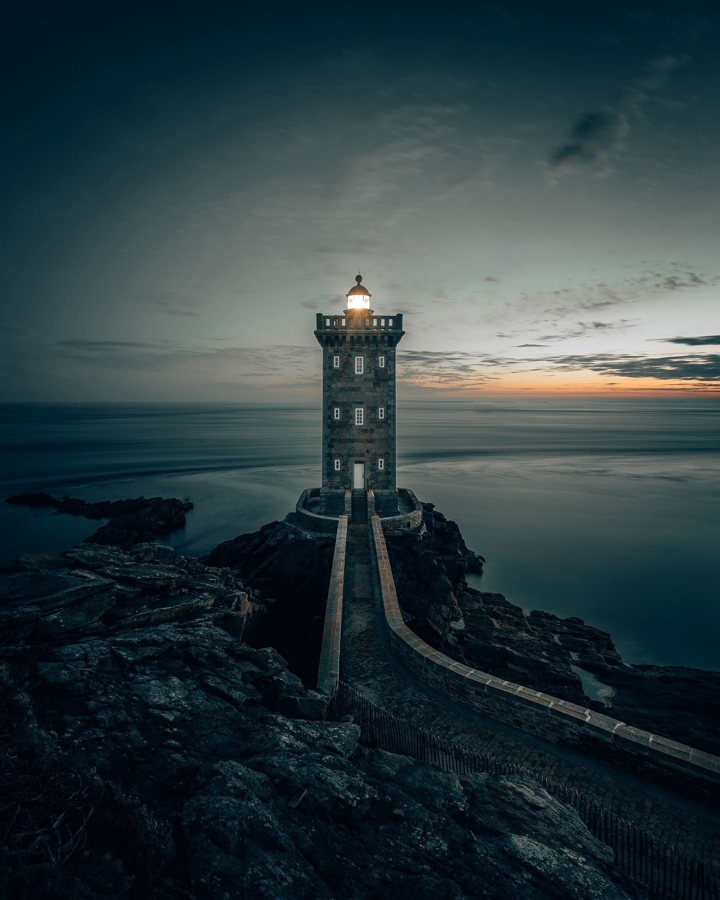 1440x1800, 439 Kb / Kermorvan Light house, маяк, Франция