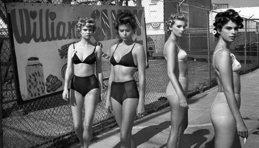 852x487, 465 Kb / VINTAGE, BIKINI, B/W, ч/б