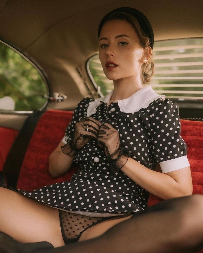 828x1035, 134 Kb / авто, салон, горошек, перчатки, украшение, Anna Arilaviee