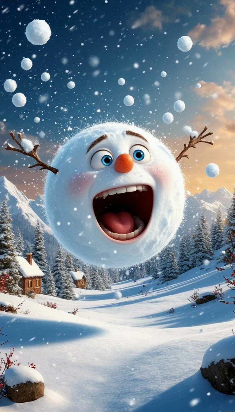 768x1344, 229 Kb / снежок, лицо