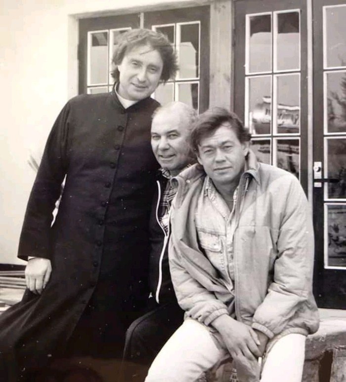 700x772, 86 Kb / Смехов, Караченцов, Ялта, СССР, ч/б