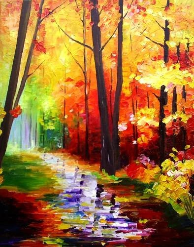 394x500, 63 Kb / осень, импрессионизм